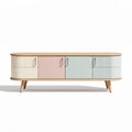 Modern wooden sideboard with three doors - 150 x 40 x 50cm