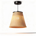 Woven pendant light fixture for home or office - 20 x 20 x 25cm