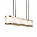 Bamboo pendant light fixture for dining room - 100 x 20 x 10cm